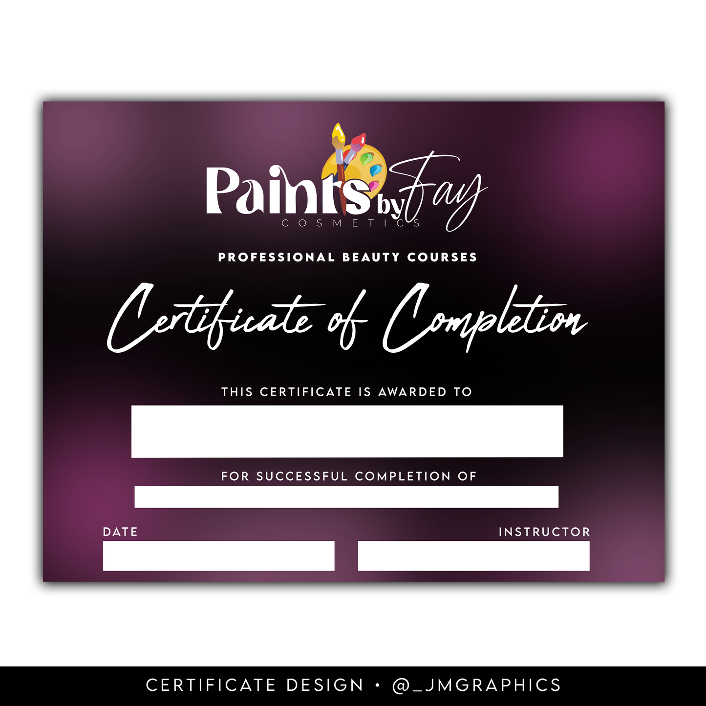 Certificate Design